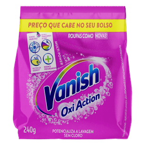 Alvejante Vanish em Pó Oxi Action Multi Power 240g