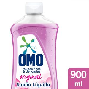 Sabão Líquido OMO Roupas Finas e Delicadas Original 900ml