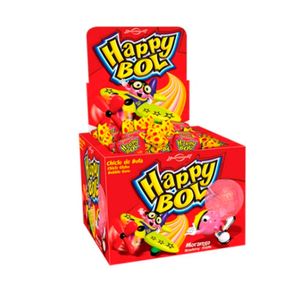 Chiclete Florestal Happy Bola Morango