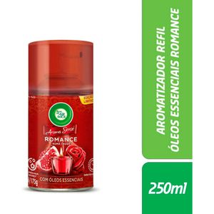 Aromatizador de Ambiente Bom Ar Automático Aerossol Freshmatic Aroma Sense Romance Refil 250ml
