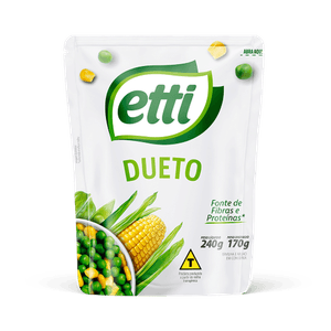 Dueto de Ervilha e Milho Verde Etti Sachê