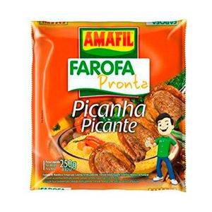 Farofa de Mandioca Sabor Picanha Picante Pronta