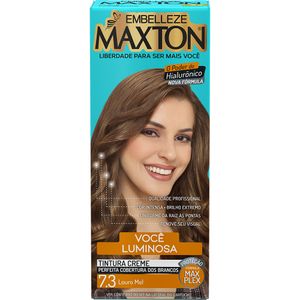 Tinta para Cabelo Maxton 7.3 Louro Mel