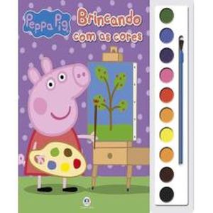 Livro Aquarela Peppa Pig Brincando com as Cores