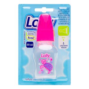 Mamadeira Mini Oceano Rosa Lolly 50ml