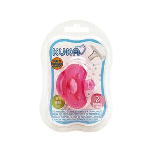 Chupeta Kuka Silicone Soft Comfort B T2 Rosa