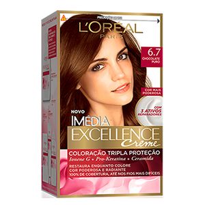Tintura para Cabelo 6.7 Chocolate Puro Imedia
