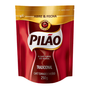 Café Torrado e Moído Tradicional Pilão Sachê 250g