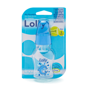 Mamadeira Mini Oceano Azul 50 ML - Lolly