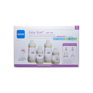 Kit Mamadeira Mam Easy Start Gift Set Neutro Com 4 Mamadeiras E 2 Bicos