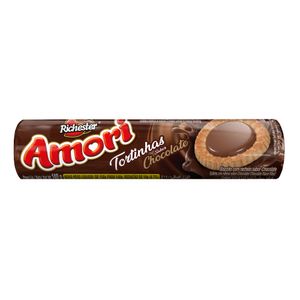 Biscoito Recheado Tortinha Sabor Chocolate Richester 140g