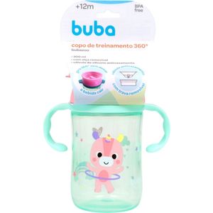Copo de Treinamento 360° Buba Antivazamento Bubazoo Unicórnio