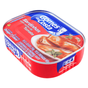 Sardinha com Molho de Tomate Gomes da Costa Lata 165g