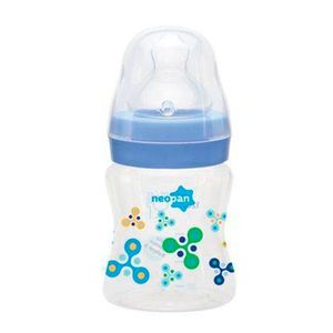 Mamadeira Ortodôntica Criativa Azul Neopan T2 130ml