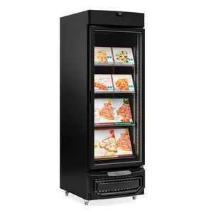 Conservador Vertical GFA-57 LP PR Preto Frost Free Porta de Vidro Duplo Temperado 570L Gelopar