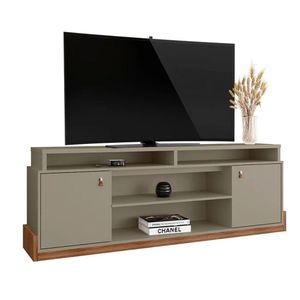 Rack Para Tv De Até 75' Mobler Montana Grigio/Cinamomo