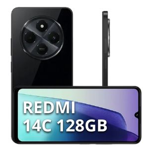 Smartphone Xiaomi Redmi 14C 128GB Preto