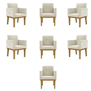 Kit 07 Poltronas Decorativa Reforçada Oferta - Balaqui Decor