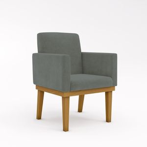 Poltrona Cadeira Reforçada Escritório Recepção Balaqui Decor