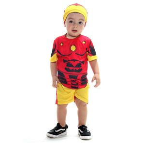 Fantasia Infantil - Homem de Ferro Bebe - Tamanho M ( 18 meses) - 915763- Sulamericana