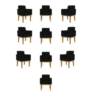 Kit 10 Poltronas Decorativa Reforçada Oferta Balaqui Decor