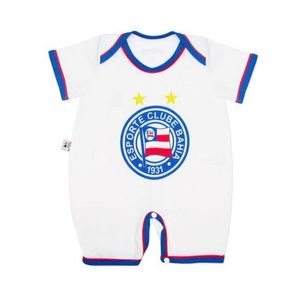 Macacão Bebê Bahia Manga Curta Oficial