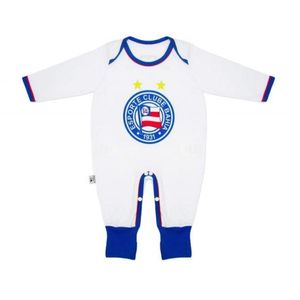 Macacão Bebê Bahia Manga Longa Oficial