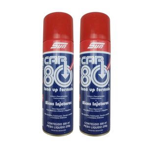 2 Descarbonizante Car 80 Limpa Bico Injetor TBI Carburador