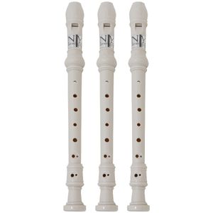 Kit 3 Flautas Doce Barroca FL 20B New York