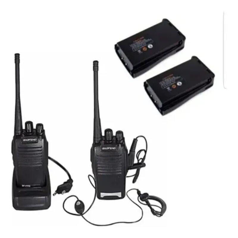 Kit 4 Radio Walk Talk Comunicador 16 Ch 12Km Baofeng 777S