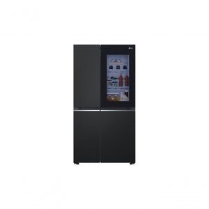 Geladeira Smart LG Inverter Side by Side InstaView 647 Litros Black Inox GC-V257SQV 127V