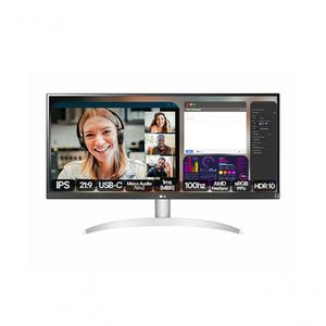 Monitor LG Ultrawide™ 29WQ600B-W Tela IPS De 29 21:9 USB-C 7Wx2 MaxxAudio® 1ms (MBR) 100Hz AMD FreeSync™ sRGB 99% HDR10