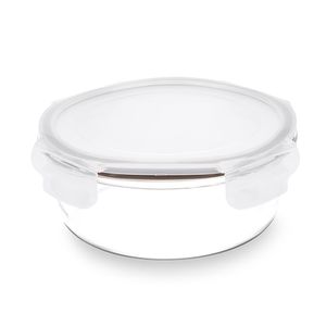 Pote Redondo Hermético em Vidro 1,3L Lock&Stock Brinox