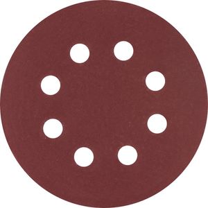 Disco de Lixa c/ Costado em Pluma 125mm G180 10 peças Vonder