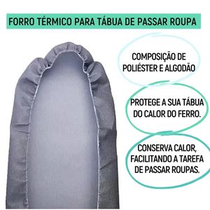 Forro Térmico Liso De Passar Roupa Para Tábua Aluminizado
