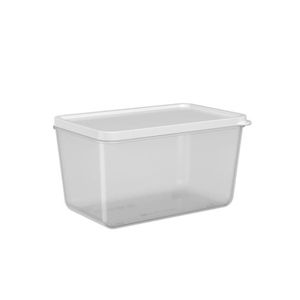 Pote 600ml Natural Basic Coza 14 x 9,3 x 7,4 cm - 600ml - Natural Coza