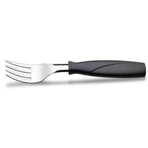 Garfo de Mesa Aço Inox Cabo Preto Brinox