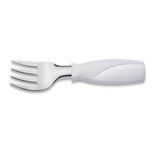 Garfo de Mesa Aço Inox Cabo Branco Brinox