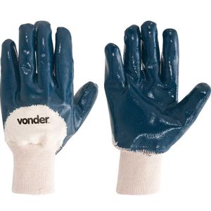 Luva Malha/Nitrilica Azul Tam.9 Vonder