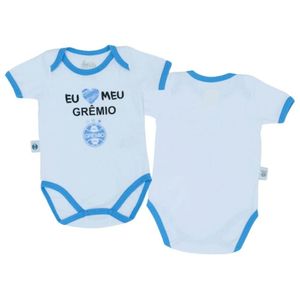 Body Bebê Grêmio Frase Eu Amo Meu Grêmio Oficial