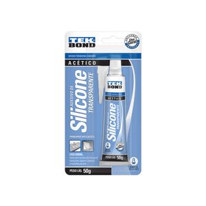 Silicone Tekbond Acetico Transp 50G Blister c/12pcs