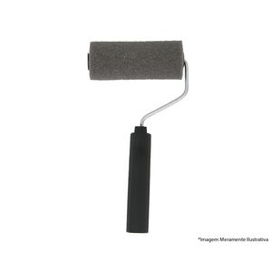 Rolo Espuma Compel Poliester Preta 09Cm C/C 1011 c/36pcs