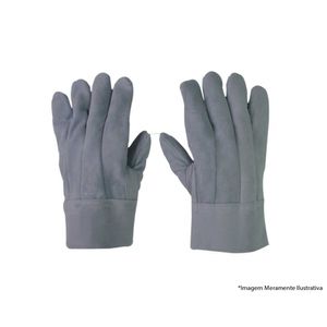 Luva Raspa Sem Reforco Punho 07 c/10pcs