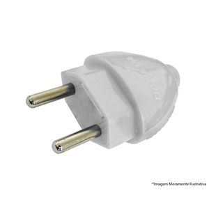 Plug Desmontavel Macho 2P Ate 10A/250V Br R1593 c/12pcs