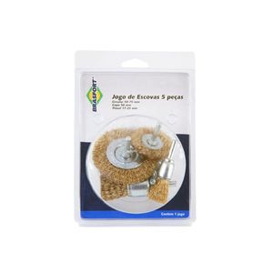 Escova Aco Jogo 5Pcs Blister Ref 7270
