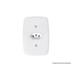 Tomada Ideale Br 2P+T 20A 250V C/Pl 3212 c/12pcs