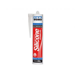 Silicone Tekbond Alta Temperatura Vermelho 280G