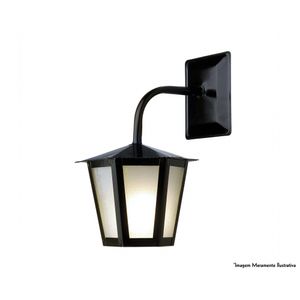Luminaria Fixa Parede Sext Preta L1-B