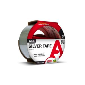Fita Silver Tape Adere 45Mmx5M Prata 800S Blister