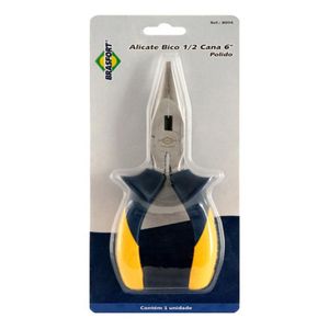 Alicate Bico 1/2 Cana Brasfort 6  Pvc Polido 8004 Blister
